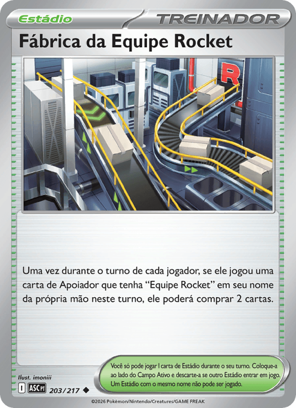 Fábrica da Equipe Rocket - 203/217