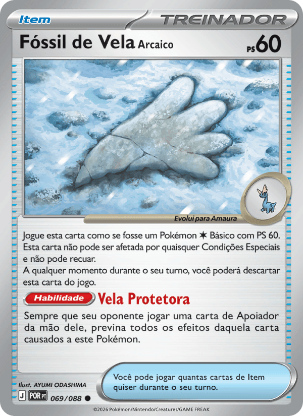 Fóssil de Vela Arcaico - 069/88