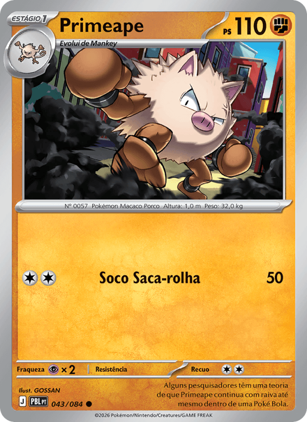 Primeape - 043/84