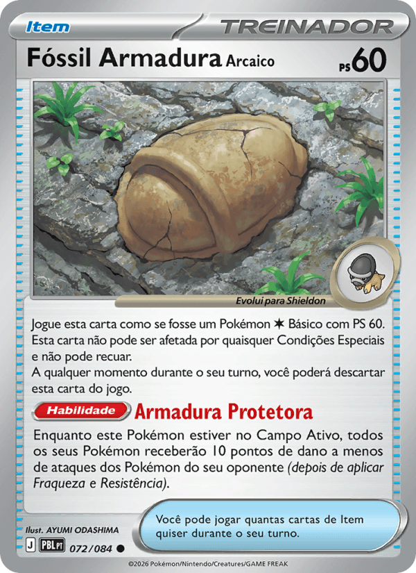 Fóssil Armadura Arcaico - 072/84
