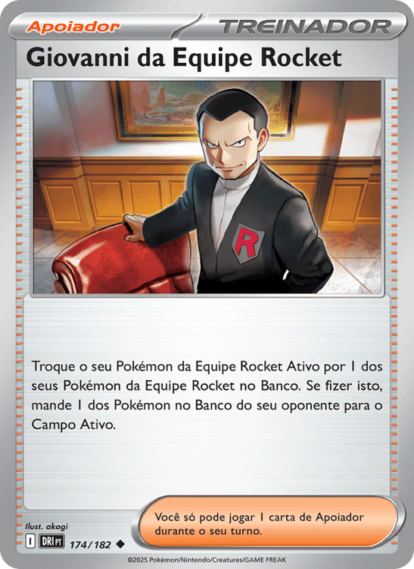 Giovanni da Equipe Rocket - 174/182